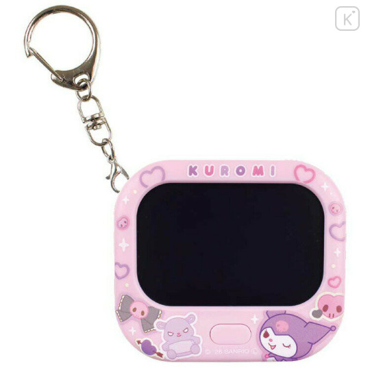 Japan Sanrio Mini Digital Memo Pad Keychain - Kuromi - 1