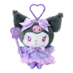 Japan Sanrio Original Mascot Holder - Kuromi : Idol Colorful Dress