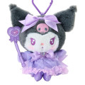 Japan Sanrio Original Mascot Holder - Kuromi : Idol Colorful Dress - 2
