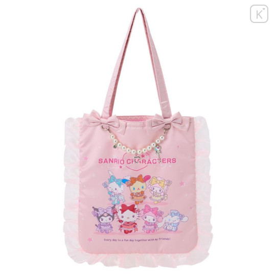 Japan Sanrio Original Tote Bag - Idol Colorful Dress Frill - 1
