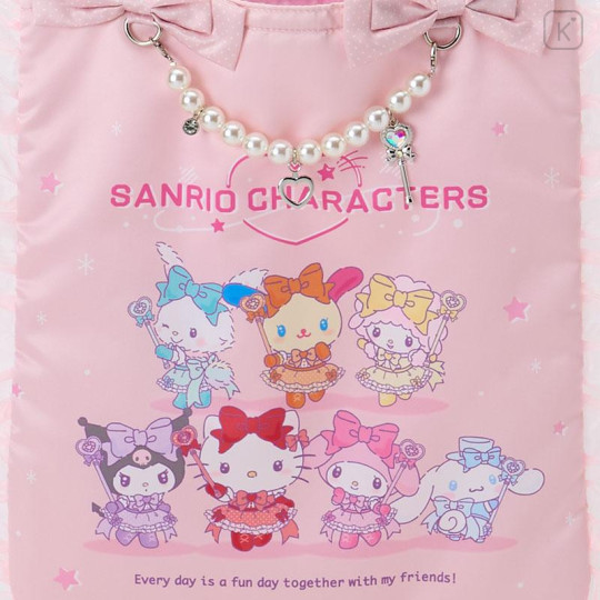 Japan Sanrio Original Tote Bag - Idol Colorful Dress Frill - 4
