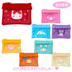 Japan Sanrio Original Secret Mini Flat Pouch - Idol Colorful Dress Characters Blind Box