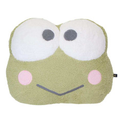 Japan Sanrio Die-cut Cushion - Keroppi : Face Marshmallow