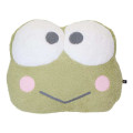 Japan Sanrio Die-cut Cushion - Keroppi : Face Marshmallow - 1