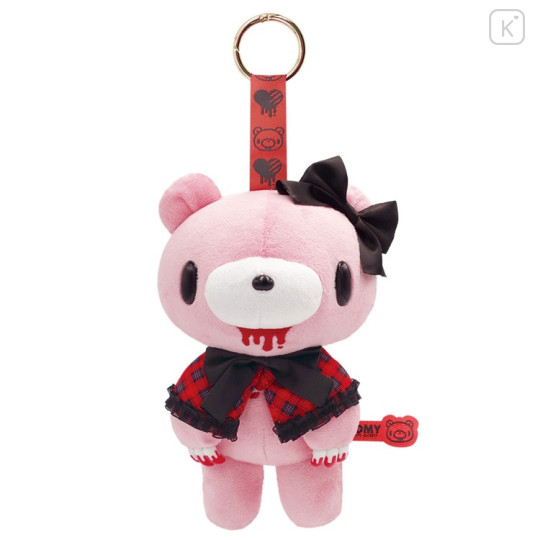 Japan Gloomy Bear Mascot Holder Bag Charm - Pink Black - 1