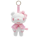 Japan Gloomy Bear Mascot Holder Bag Charm - White Pink - 1
