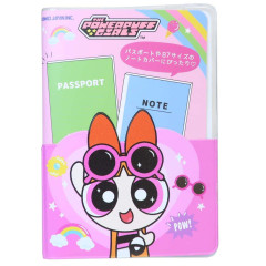Japan The Powerpuff Girls Passport Case B7 Book Cover - Blossom Sunglasses