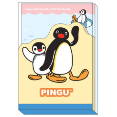 Japan Pingu A6 Notepad - Penguin Say Hi