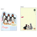 Japan Pingu A6 Notepad - Penguin Happy Family 3D - 2