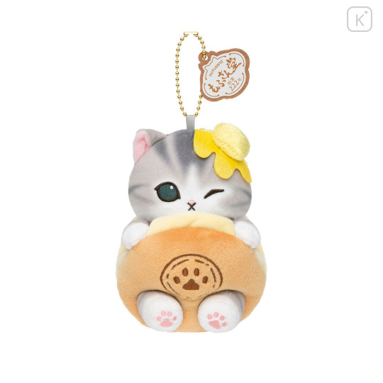 Japan Mofusand Mascot Keychain - Wagashi Japanese Sweets Cat Meow Dorayaki - 4
