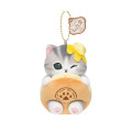 Japan Mofusand Mascot Keychain - Wagashi Japanese Sweets Cat Meow Dorayaki - 4