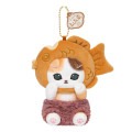 Japan Mofusand Mascot Keychain - Wagashi Japanese Sweets Cat Meow Taiyaki - 1