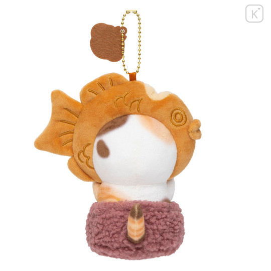 Japan Mofusand Mascot Keychain - Wagashi Japanese Sweets Cat Meow Taiyaki - 5