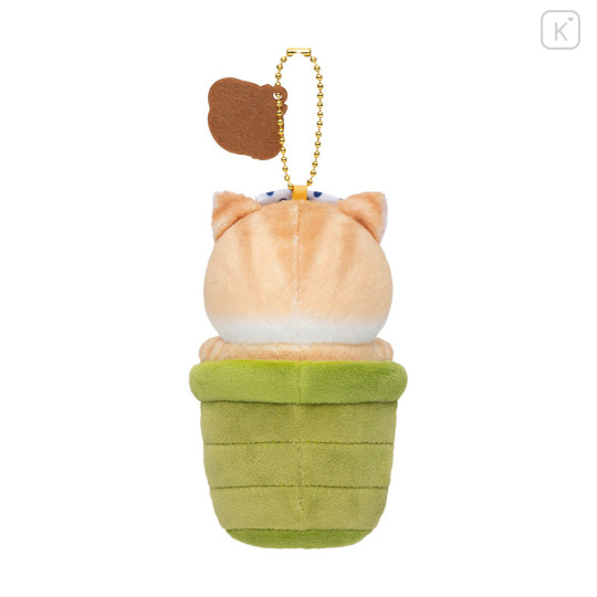 Japan Mofusand Mascot Keychain - Wagashi Japanese Sweets Cat Meow Tea - 5