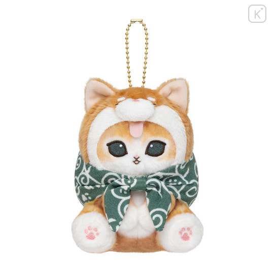 Japan Mofusand Mascot Keychain - Shiba Inu Cat Meow Furoshiki Dog - 1