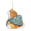Japan Mofusand Mascot Keychain - Shiba Inu Cat Meow Furoshiki Dog - 6