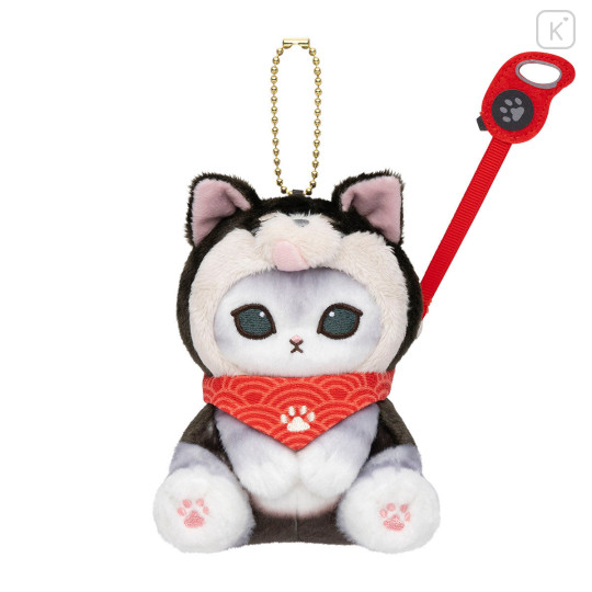 Japan Mofusand Mascot Keychain - Shiba Inu Cat Meow Black Dog - 1