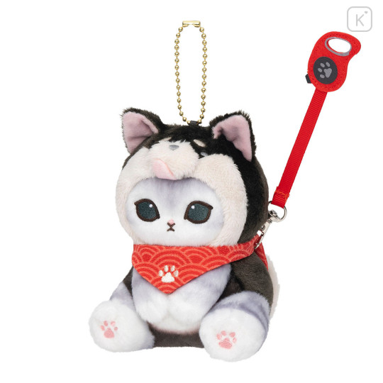 Japan Mofusand Mascot Keychain - Shiba Inu Cat Meow Black Dog - 6