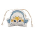 Japan Mofusand Die-cut Drawstring Bag - Shark Cat - 6