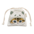 Japan Mofusand Die-cut Drawstring Bag - Panda Cat - 5