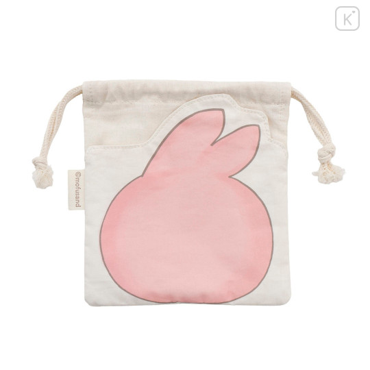 Japan Mofusand Die-cut Drawstring Bag - Rabbit Cat - 5