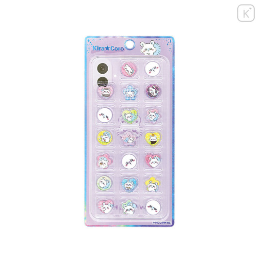 Japan Chiikawa KiraCoro Glass Bead Sticker - Momonga - 1