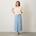 Japan Mofusand T-shirt (M) - Gelato Cat Pale Pink - 8