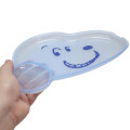 Japan Peanuts Die-cut Plastic Plate - Snoopy : Clear Face Blue - 2