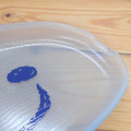 Japan Peanuts Die-cut Plastic Plate - Snoopy : Clear Face Blue - 3
