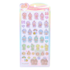 Japan Monchhichi Pop Seal Hologram 3D Sticker - Colors