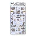 Japan Monchhichi Pop Seal Hologram 3D Sticker - Monochrome - 1