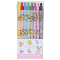 Japan Pokemon Color Gel Pen 8 Color Knock Set - Pocket Monster : 2026