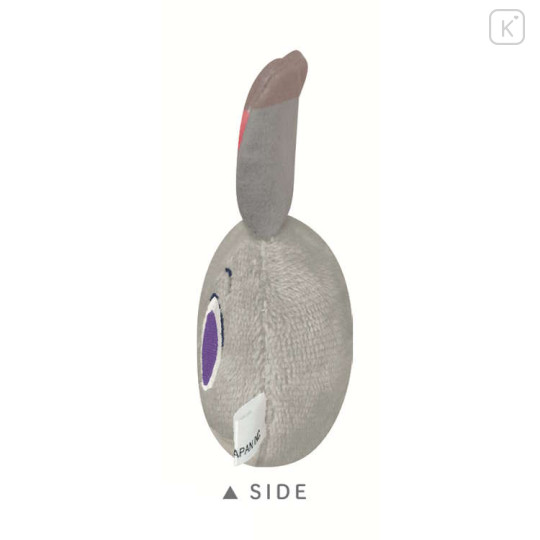 Japan Disney Mini Fluffy Plush Keychain - Zootopia : Judy Face - 2