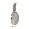 Japan Disney Mini Fluffy Plush Keychain - Zootopia : Judy Face - 2