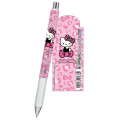 Japan Sanrio EnerGize Mechanical Pencil - Hello Kitty : Big Ribbon Leopard Pink - 2