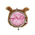 Japan Monchhichi Mini Gamaguchi Clasp Pouch Coin Purse - Bebichhichi-chan : Face Smile - 2