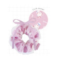 Japan Sanrio Ribbon Layered Scrunchie - Hello Kitty : Ballet Core - 3