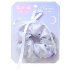 Japan Sanrio Ribbon Layered Scrunchie - Kuromi : Ballet Core