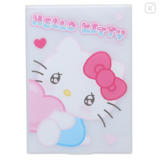Japan Sanrio Hand Mirror (LL) - Hello Kitty : Emokyun - 1