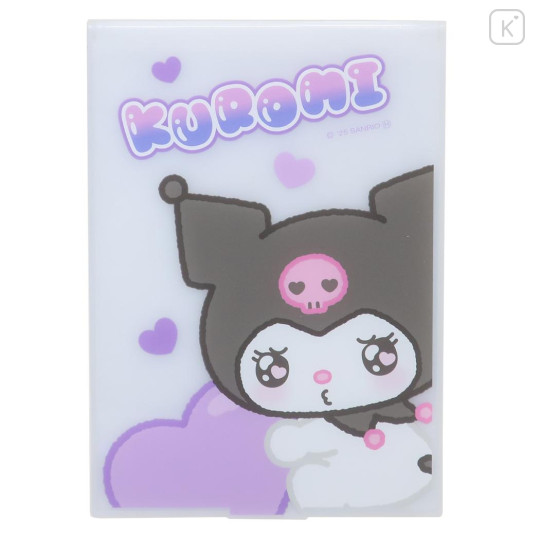 Japan Sanrio Hand Mirror (LL) - Kuromi : Emokyun - 1