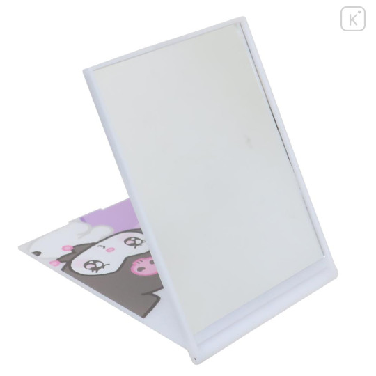 Japan Sanrio Hand Mirror (LL) - Kuromi : Emokyun - 2