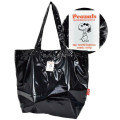Japan Peanuts Tote Bag - Snoopy : Metallic Black - 1