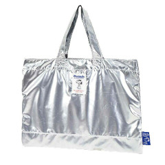 Japan Peanuts Lesson Bag - Snoopy : Metallic Silver