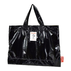 Japan Peanuts Lesson Bag - Snoopy : Metallic Black