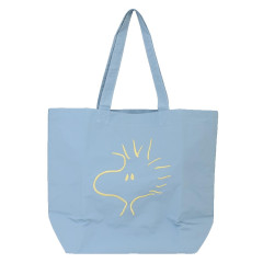 Japan Peanuts Embroidery Tote Bag - Woodstock : Blue