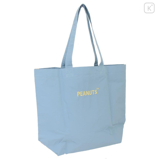 Japan Peanuts Embroidery Tote Bag - Woodstock : Blue - 2