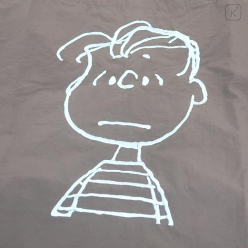 Japan Peanuts Embroidery Tote Bag - Linus : Dark Gray - 4