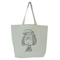 Japan Peanuts Embroidery Tote Bag - Peppermint Patty : Green