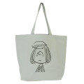 Japan Peanuts Embroidery Tote Bag - Peppermint Patty : Green - 1