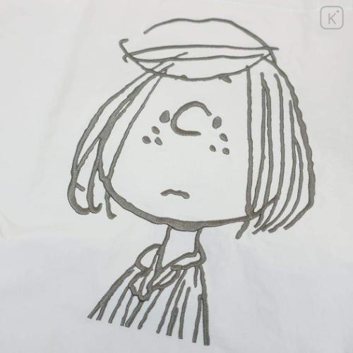 Japan Peanuts Embroidery Tote Bag - Peppermint Patty : Green - 4